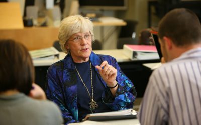 Stff and faculty "Jean Eisele, Senior Lecturer of the Education Program at UW Bothell. Photo by Brian Dalbalcon."