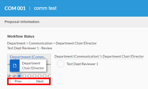 Image of course change workflow status